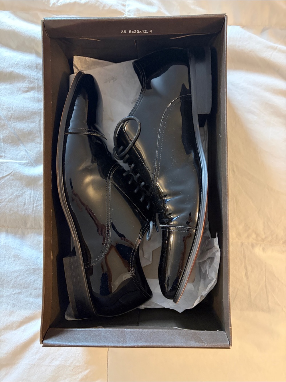 Florsheim - TUX Cap Toe Oxford (original box/packaging, worn once)
